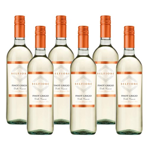 Case of 6 Belfiore Pinot Grigio 75cl White Wine Wine